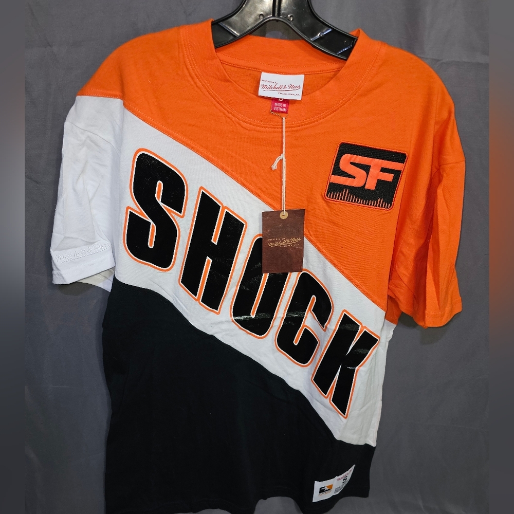 NWT San Francisco Shock Mitchell and Ness Pro Jersey